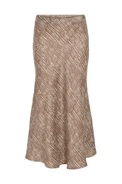 Saia Acetinada Com Folho Vila