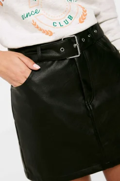 Saia Cinto Efeito Pele