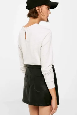 Saia Cinto Efeito Pele