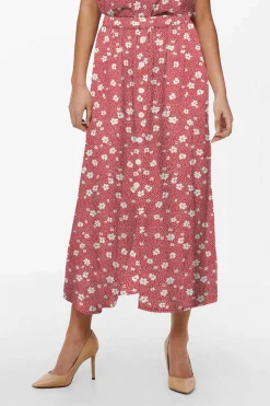 Saia Comprida Estampada