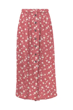 Saia Comprida Estampada