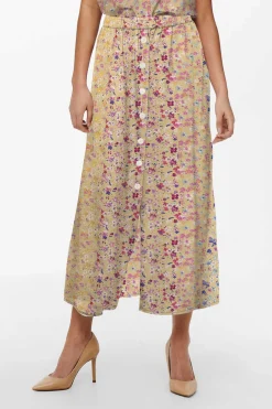 Saia Comprida Estampada