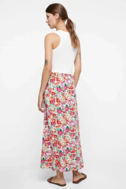 Saia Comprida Estampada