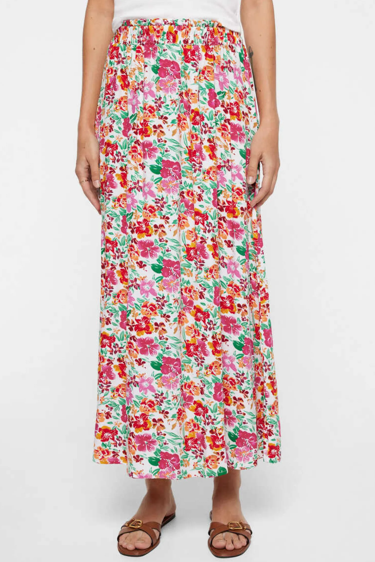 Saia Comprida Estampada