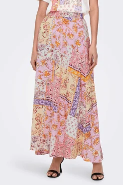 Saia Comprida Estampada