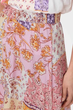 Saia Comprida Estampada