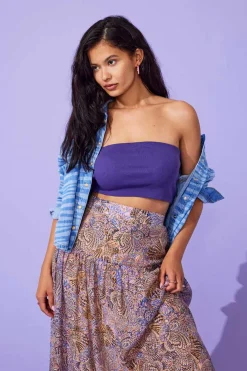 Saia Comprida Estampada