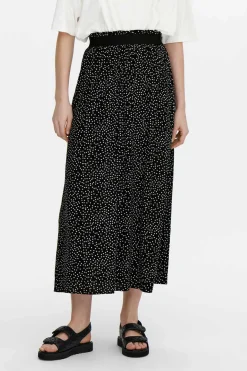 Saia Comprida Estampada Cintura Elastica