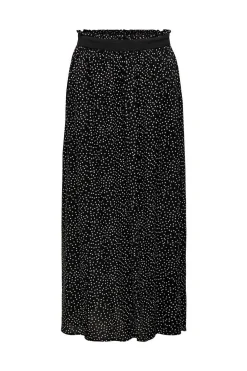 Saia Comprida Estampada Cintura Elastica