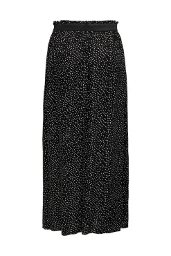 Saia Comprida Estampada Cintura Elastica