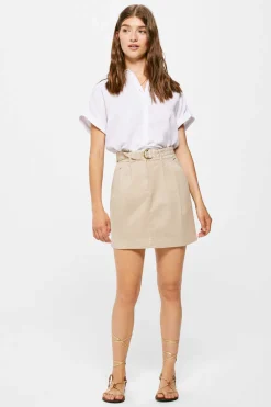 Saia Curta Algodao