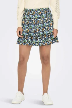 Saia Curta De Folhos