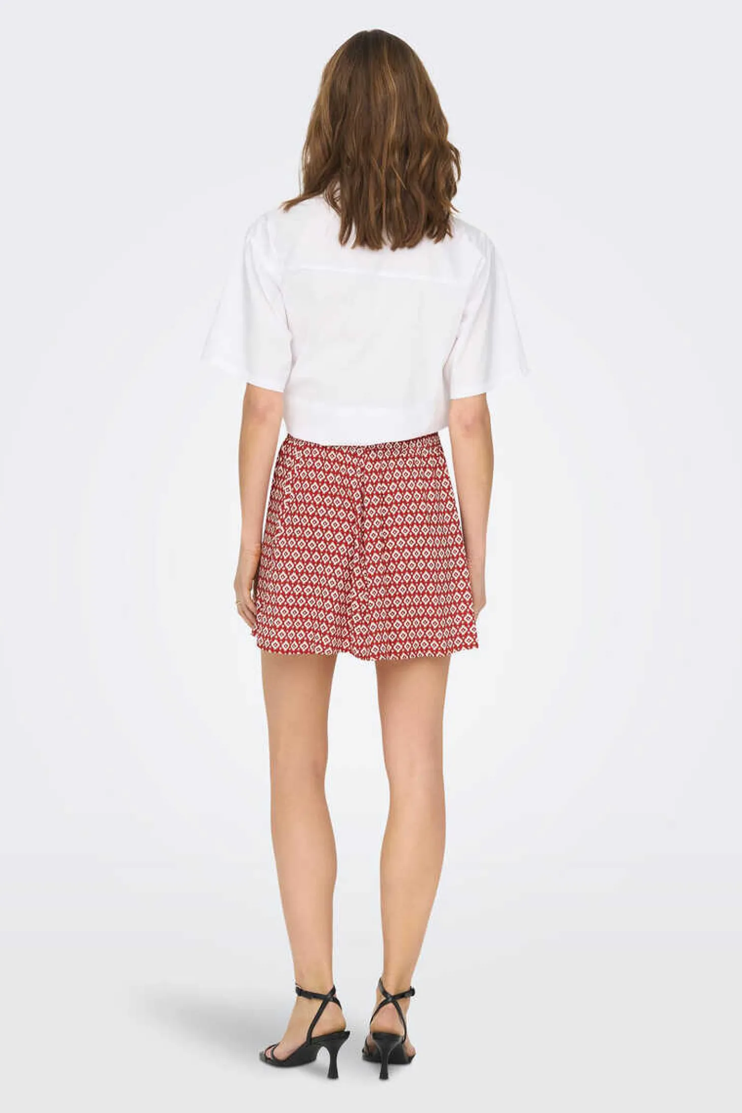 Saia Curta Fluida Estampada