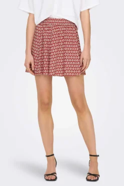 Saia Curta Fluida Estampada