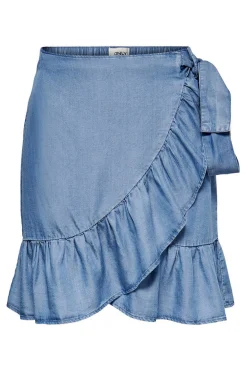 Saia Curta Tencel Cruzada