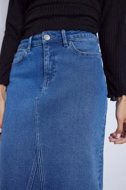 Saia Denim Midi