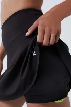 Saia Malha Interior Preta 4D Stretch