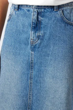 Saia Midi Denim