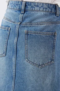 Saia Midi Denim