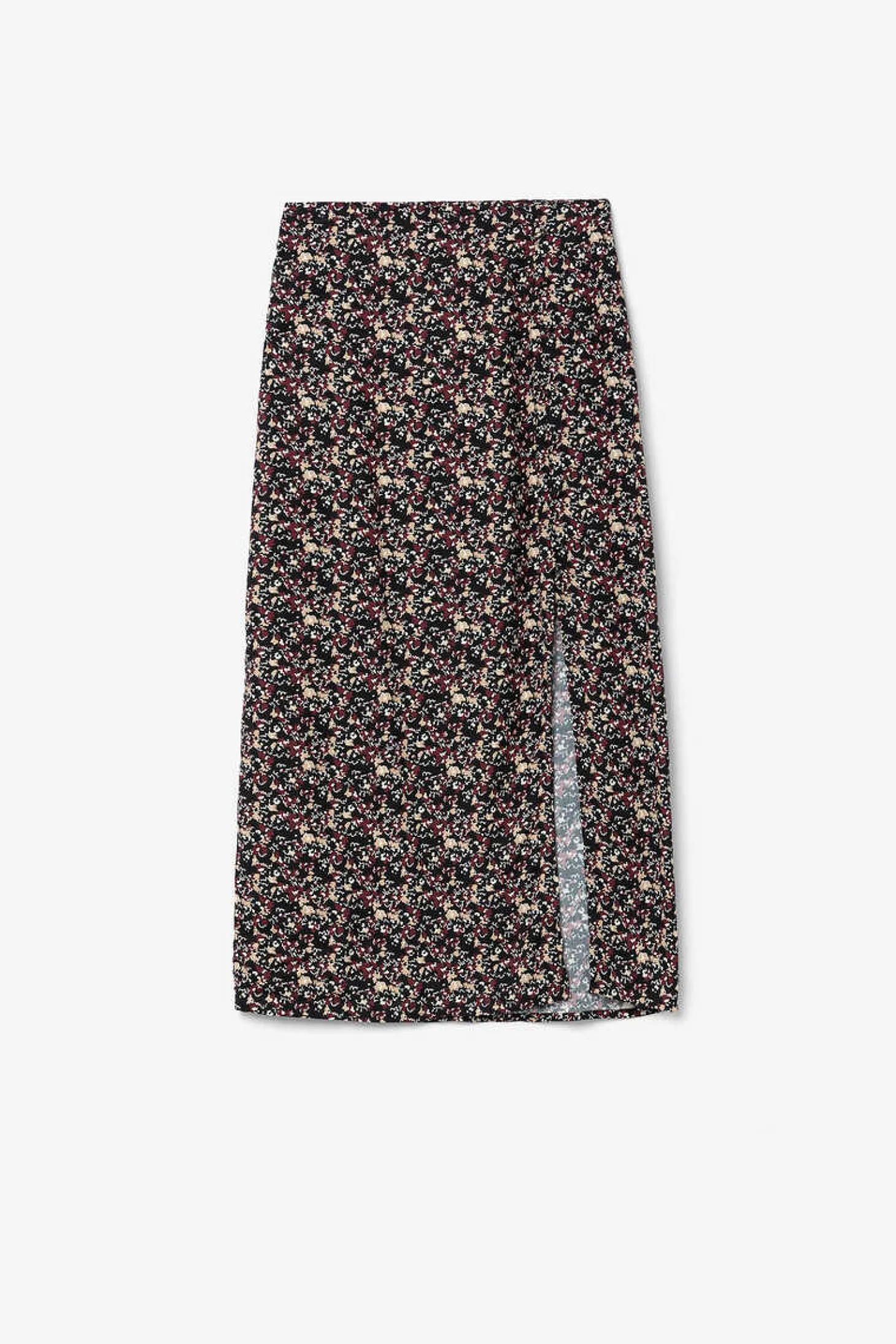 Saia Midi Estampado Floral