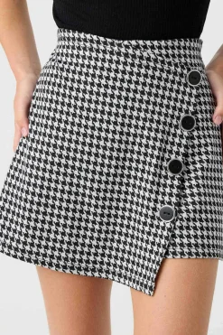 Saia-Calca Jacquard Botoes