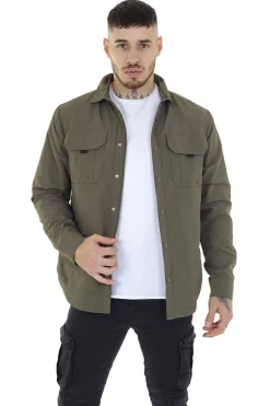 Sobrecamisa Com Bolsos