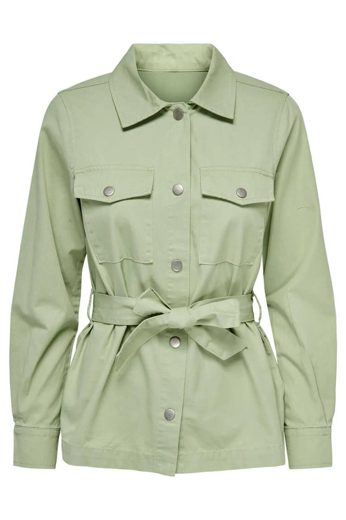 Sobrecamisa De Popelina Cinto.