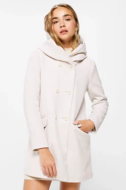 Sobretudo Capuz Dupla Abotoadura