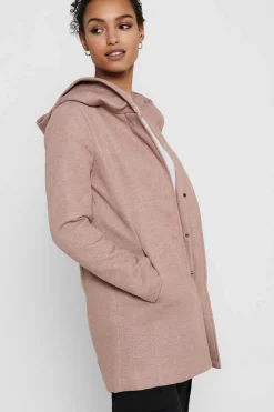 Sobretudo Com Capuz E Fecho-Eclair