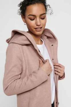 Sobretudo Com Capuz E Fecho-Eclair