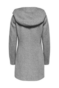 Sobretudo Com Capuz E Fecho-Eclair