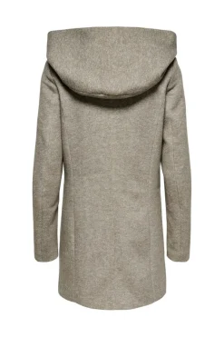 Sobretudo Com Capuz E Fecho-Eclair