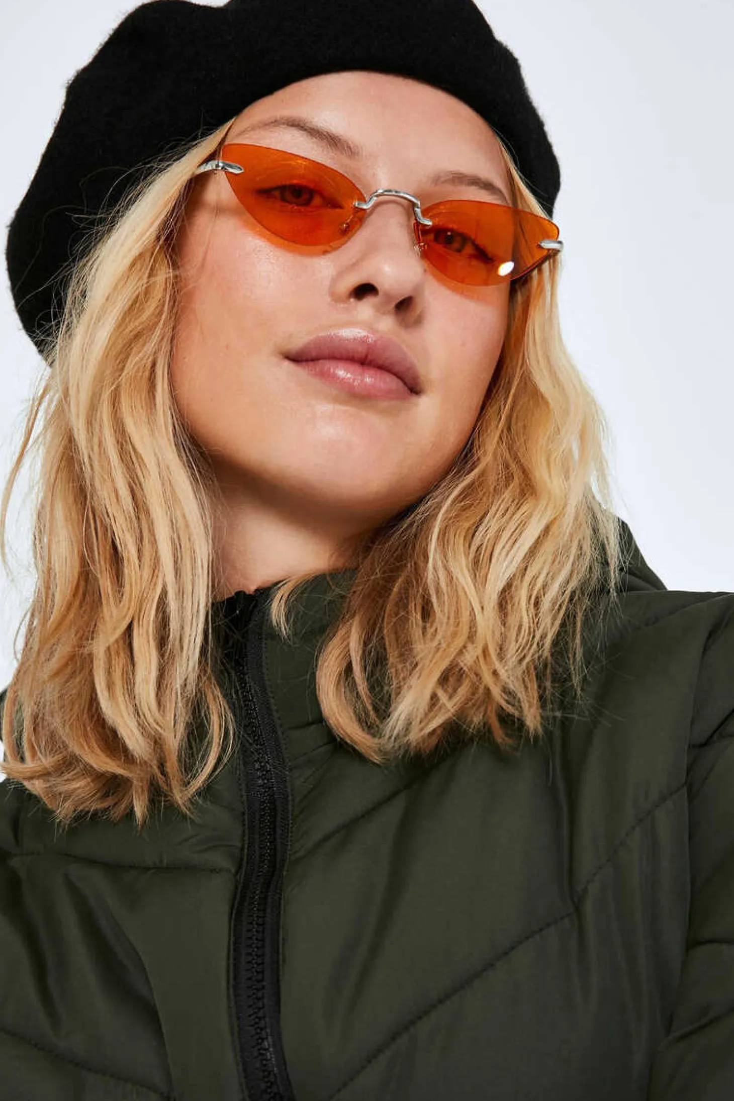 Sobretudo Comprido Acolchoado