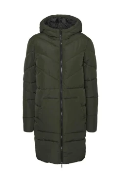 Sobretudo Comprido Acolchoado