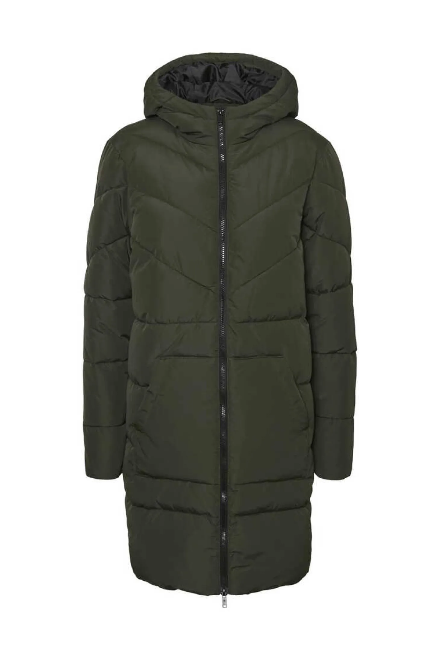 Sobretudo Comprido Acolchoado