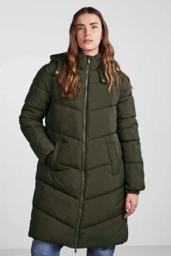 Sobretudo Comprido Acolchoado