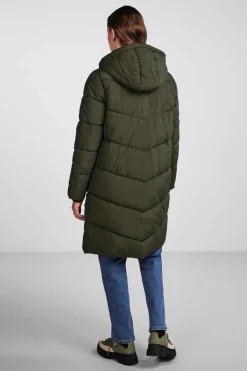 Sobretudo Comprido Acolchoado