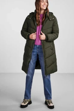 Sobretudo Comprido Acolchoado