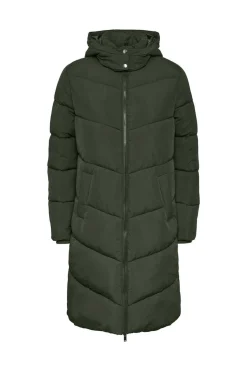 Sobretudo Comprido Acolchoado