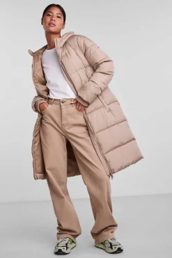 Sobretudo Comprido Acolchoado