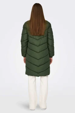 Sobretudo Comprido Acolchoado