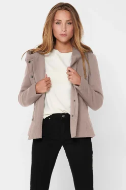 Sobretudo Curto Com Capuz