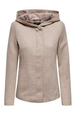 Sobretudo Curto Com Capuz