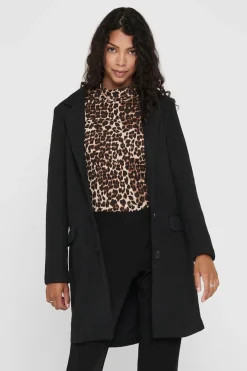 Sobretudo De Bombazina Com Botoes