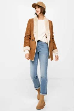 Sobretudo Dupla Face Dupla Abotoadura