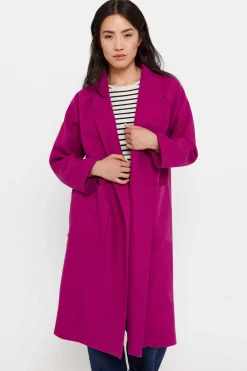 Sobretudo Fucsia Comprido