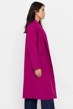 Sobretudo Fucsia Comprido