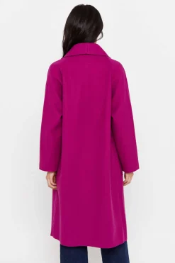 Sobretudo Fucsia Comprido