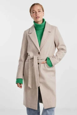 Sobretudo Gola De Lapela