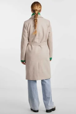 Sobretudo Gola De Lapela